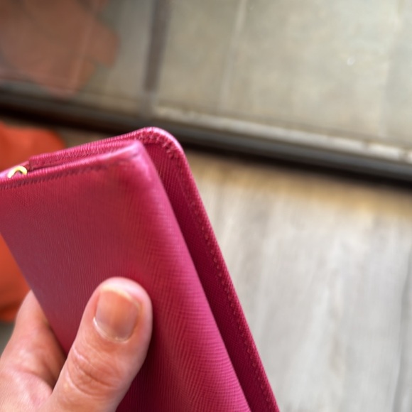 Prada wallet on chain rose / pink /authentic 100% - Picture 12 of 12